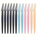 12 Pc Eyebrow Shavers Set